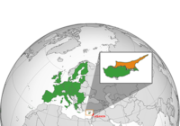 Cyprus, Lebanon, Europe, Map