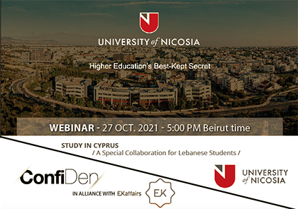 WEBINAR - "University of Nicosia, Higher Education’s Best-Kept Secret"